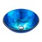 Anzzi Belissima Round Glass Vessel Bathroom Sink with Stellar Blue Finish LS-AZ915 - alternate 1